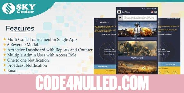 Multi Games v1.0 - Tournament App with Landing Page & Admin Panel