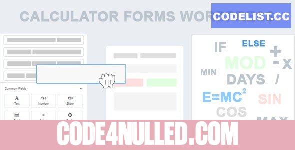 Cost Calculator WordPress Builder v1.5