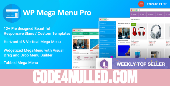 WP Mega Menu Pro v1.0.8 - Responsive Mega Menu Plugin for WordPress