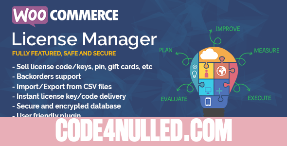 WooCommerce License Manager v4.1.6