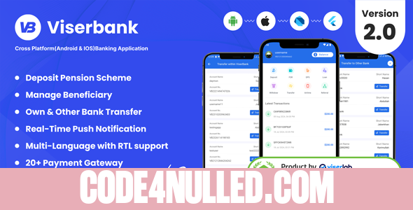 ViserBank v2.0 - Cross Platform Internet Banking Application
