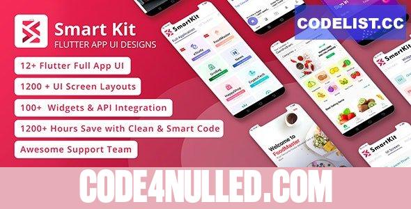 SmartKit v3.0.1 - Flutter 2.0 Full UI kit | UI Component | Flutter Material Widget | Integration