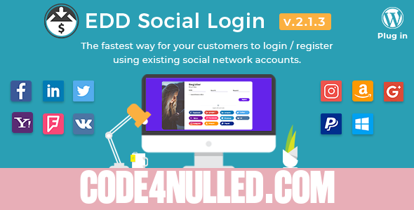 Easy Digital Downloads - Social Login v2.1.3