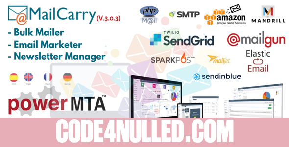 MailCarry v3.0.3 - Email Marketing Software
