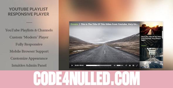 Responsive Youtube Playlist Video Player v1.11.0