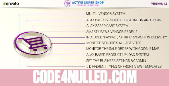 Active Super Shop Multi-vendor CMS