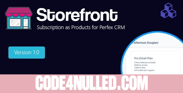 Products and services for Perfex CRM v1.3.1