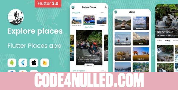 Explore Places - Flutter Places App with Firebase Backend