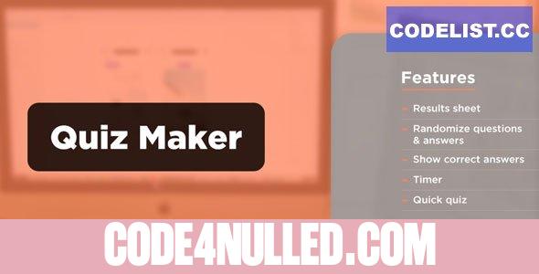 WordPress Quiz Maker Plugin v21.7.4 + Addons