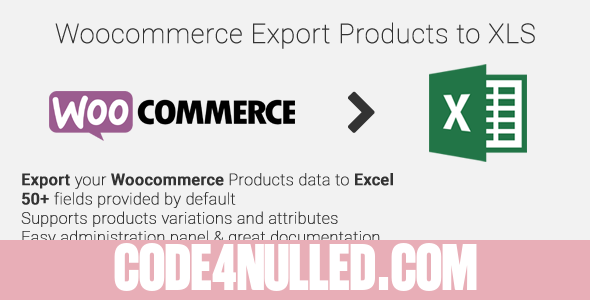 Woocommerce Export Products to XLS v0.6.0
