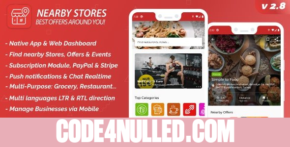 Nearby Stores Android v2.8.0 - Offers, Events, Multi-Purpose, Restaurant, Services & Booking