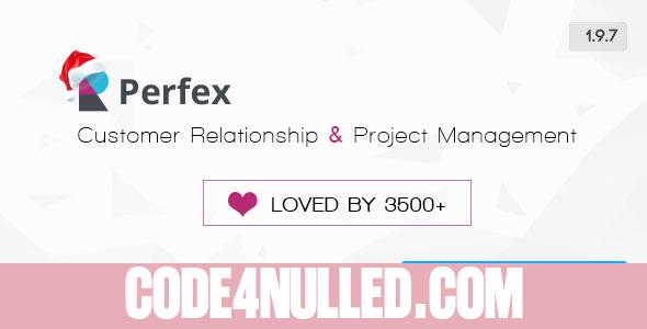 Perfex v1.9.7 - Powerful Open Source CRM