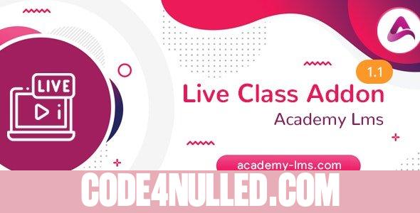 Academy LMS Live Streaming Class Addon v1.1