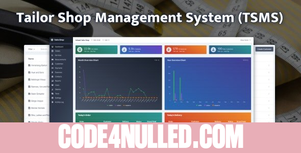 Tailor Shop Management System (TSMS) v1.5.1