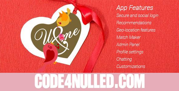 You and Me Dating App with Admin Panel