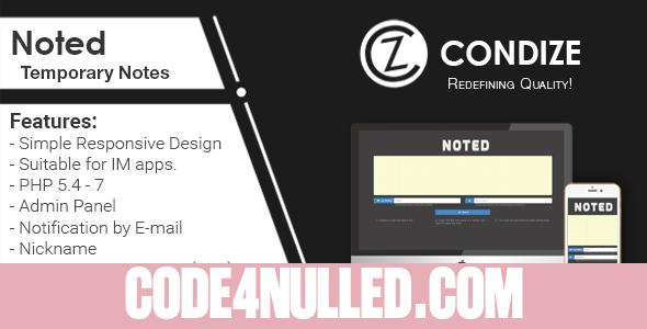 Noted - Temporary Notes System