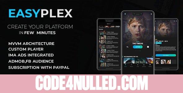 EasyPlex v1.0.0 - Movies - Live Streaming - TV Series, Anime