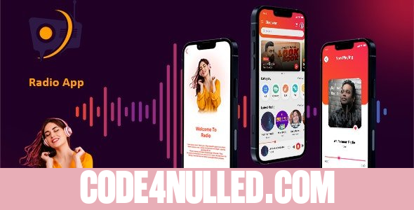 DTRadio v1.0 - Online Radio flutter (iOS - Android) full application with admin panel