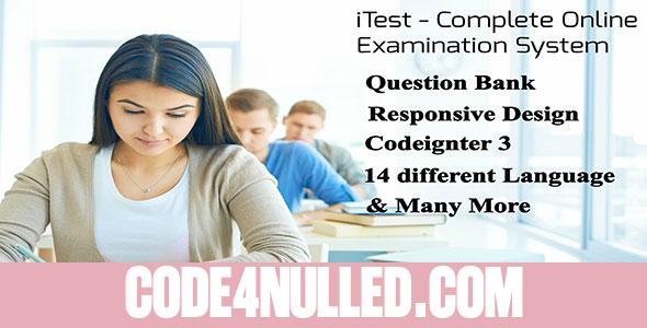 iTest - Complete Online Examination System