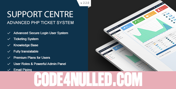 Support Centre v2.2.0 - Advanced PHP Ticket System