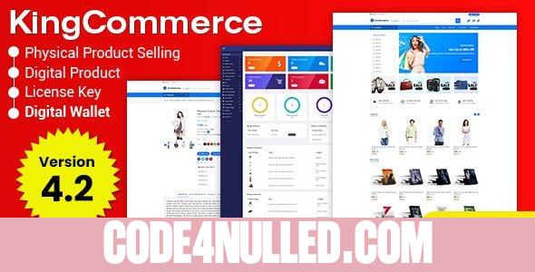 KingCommerce v4.2 - All in One Single and Multi vendor Eommerce Business Management System - nulled