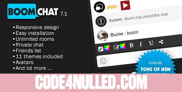 Boomchat v7.0 - Responsive PHP/AJAX Chat