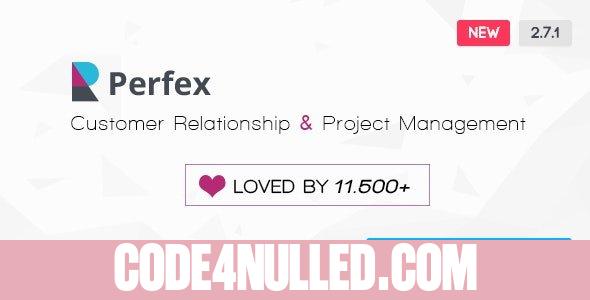 Perfex v2.7.1 - Powerful Open Source CRM