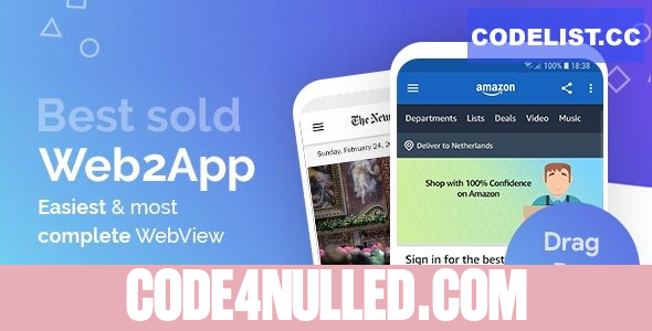 Web2App v3.5 - Quickest Feature-Rich Android Webview