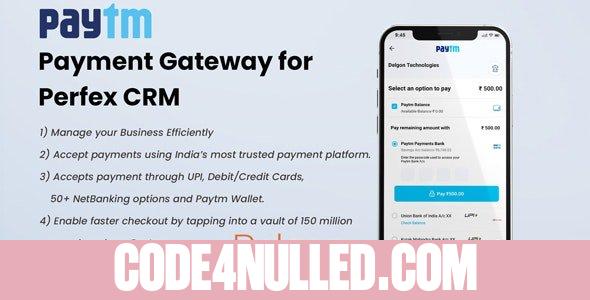 Paytm v1.1 - Payment Gateway Plugin for Perfex CRM