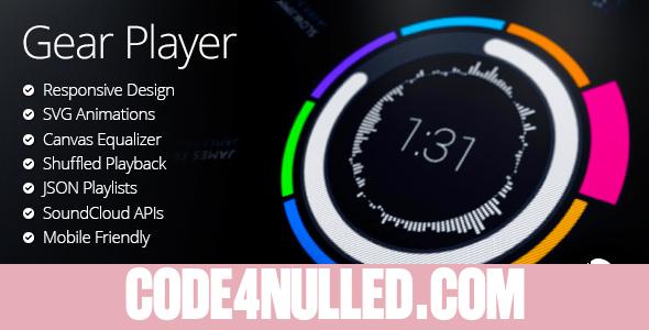 Gear HTML5 Audio Player