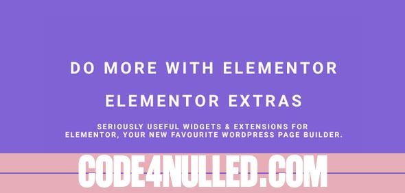 Elementor Extras v2.2.9 - Do more with Elementor