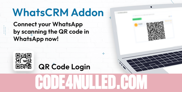 QR Code login for WhatsApp v1.0 - Add-on for WhatsCRM