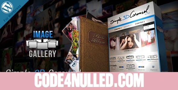 Simple 3D Carousel v1.1 - Wordpress Plugin