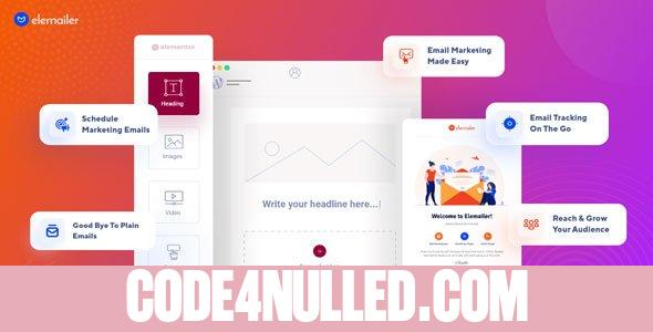 Elemailer v4.1.2 - Drag & Drop WordPress Email Template & Campaign Builder
