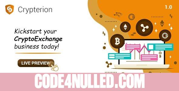 Crypterion v1.0 - Multi-featured Cryptocurrency Exchange Software (with self-hosted wallets)