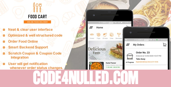 Food Cart v1.0 - Online Food Delivery App