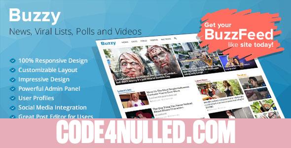 Buzzy v4.5.0 - News, Viral Lists, Polls and Videos - nulled