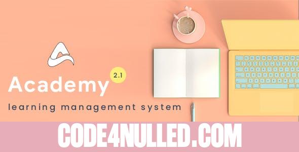 Academy Learning Management System v2.1 - nulled
