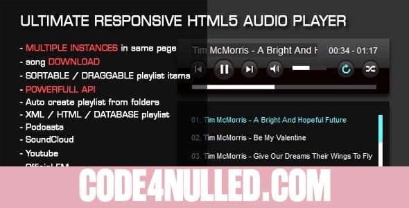 HTML5 Audio Player with Playlist