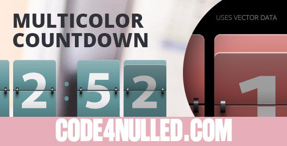 Resizable Multicolor Countdown