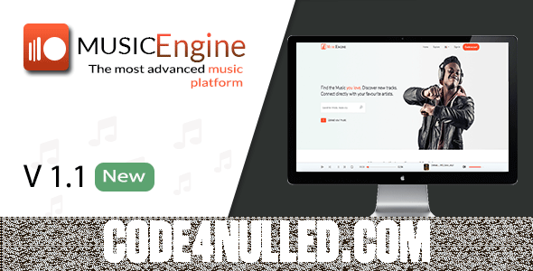 MusicEngine v1.1 - Social Music Sharing Platform - nulled
