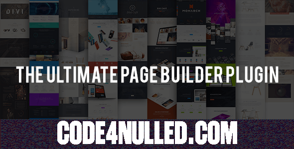 Divi Builder v1.3.5 - Drag & Drop Page Builder Wordpress Plugin