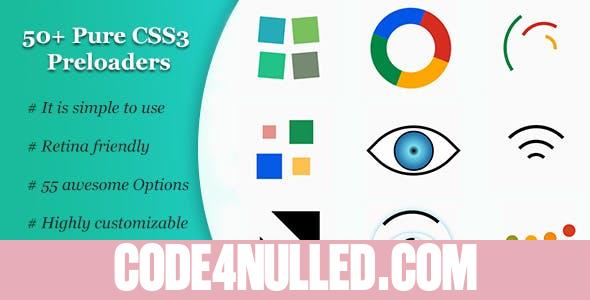50+ Pure CSS3 Preloaders