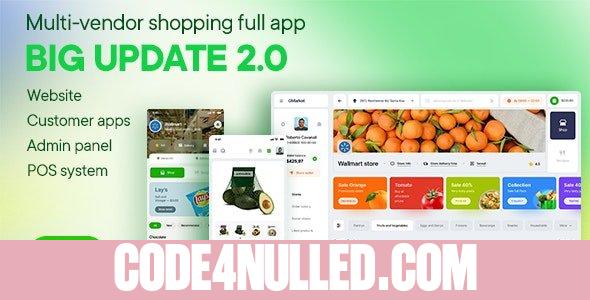 SundayMart v24.0 - All-in-One Grocery, Pharmacy Multivendor eCommerce (Web, User, Vendor, Delivery)