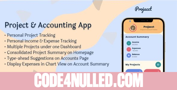 Projacct v1.2.0 - Project and Accounting App
