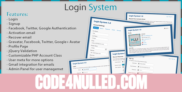 Account System Multi-Feature