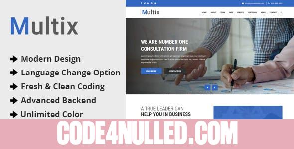 Multix v1.0 - Multipurpose Website CMS with Codeigniter