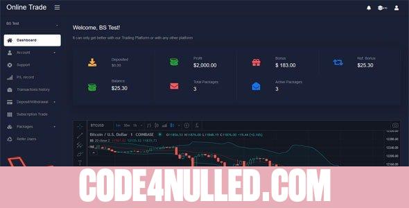 Online Trader - Trading and investment management system (25-08-2020)