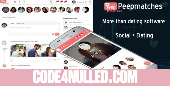 Peepmatches v1.2.0 - Advanced php dating and social script