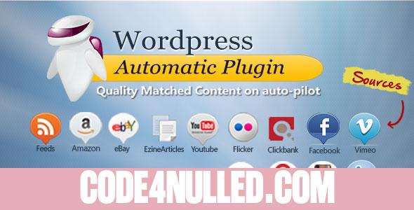 Wordpress Automatic Plugin v3.16.0